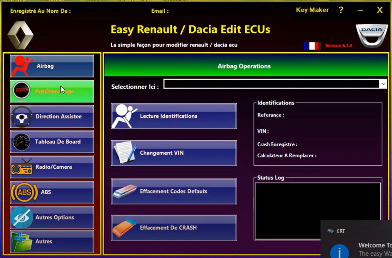 Logiciel Easy Renault 6.1.4