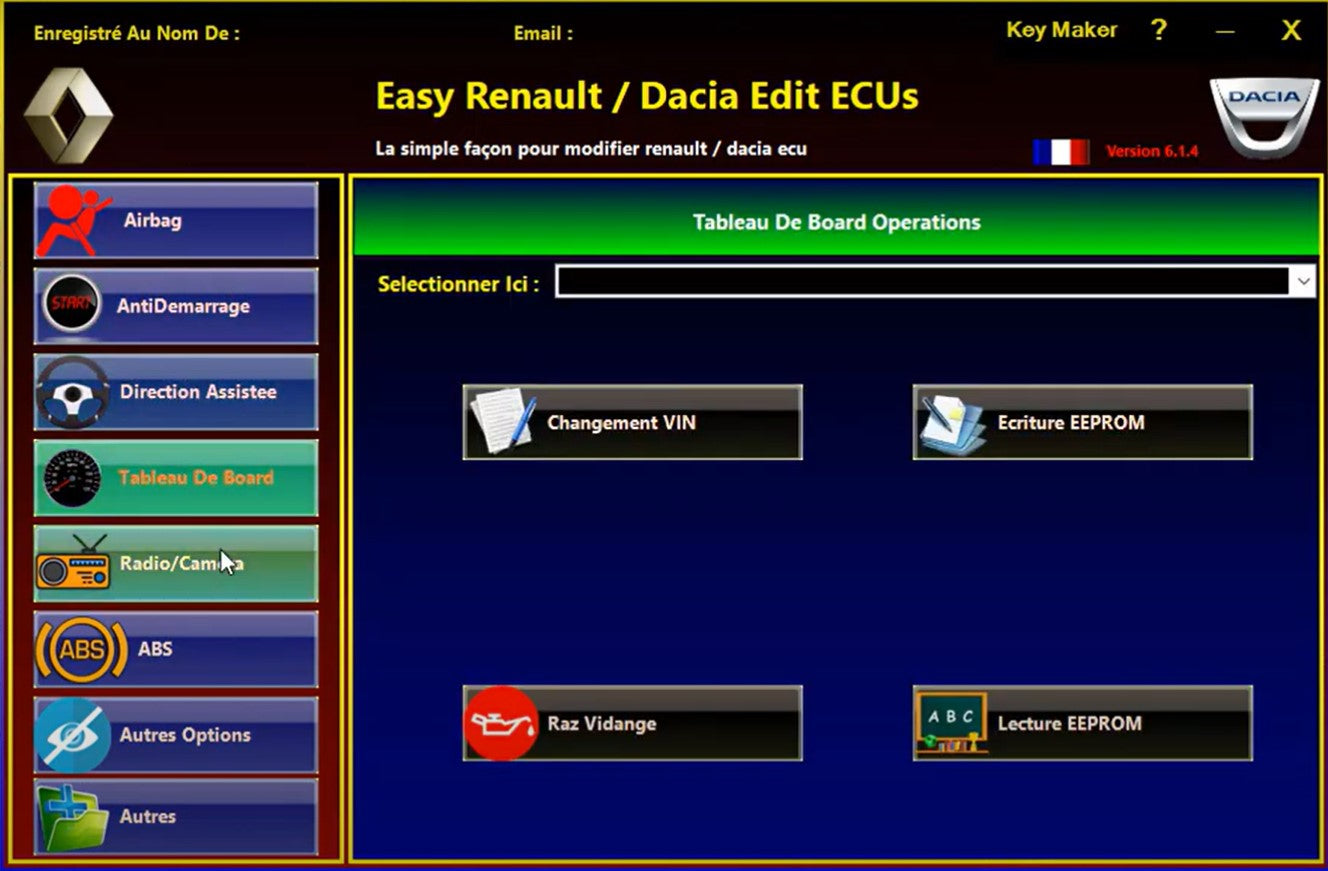 Logiciel Easy Renault 6.1.4