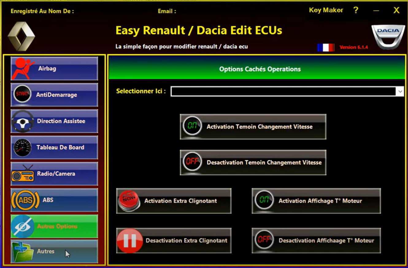 Logiciel Easy Renault 6.1.4