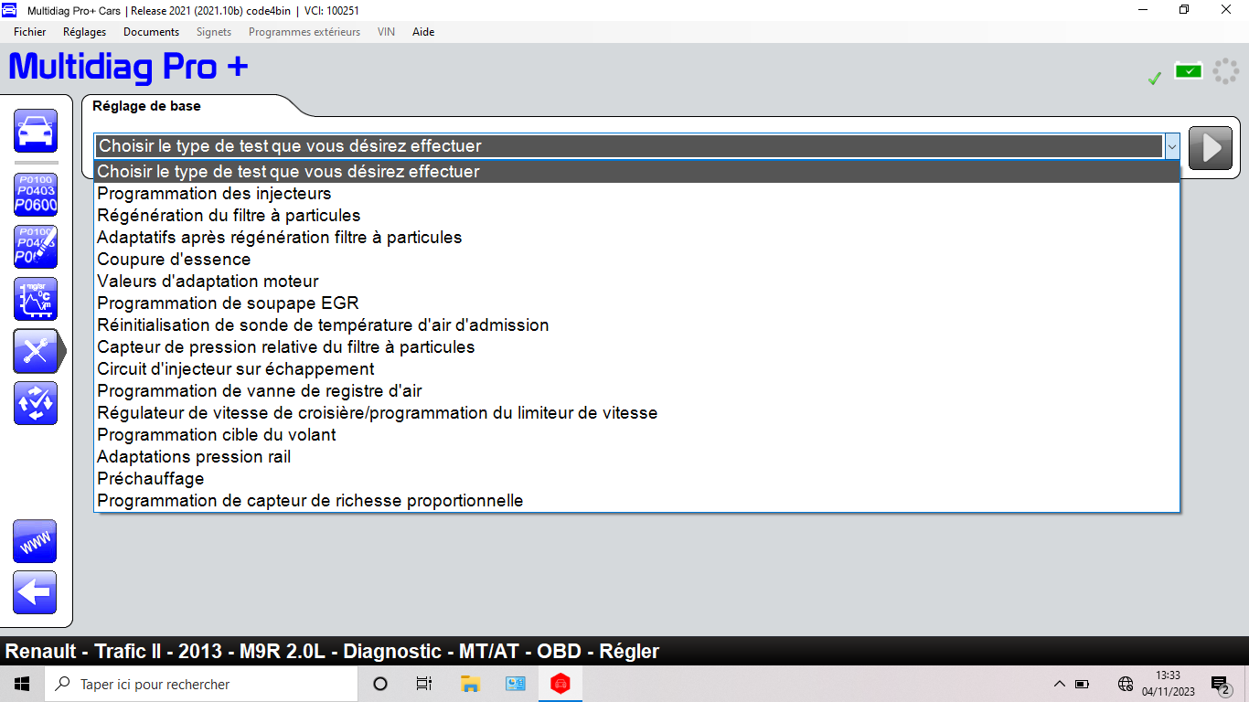 Logiciel Multidiag Pro 2021.11 - 2020.23