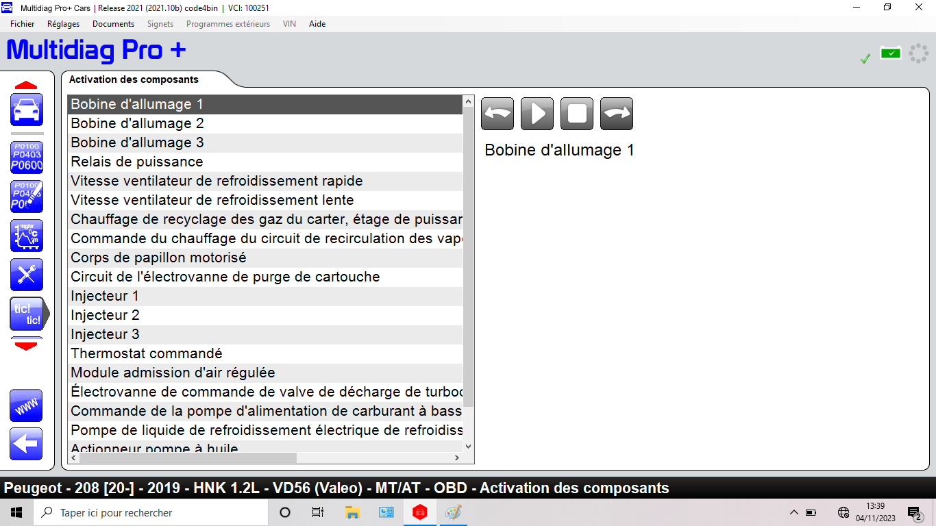 Logiciel Multidiag Pro 2021.11 - 2020.23