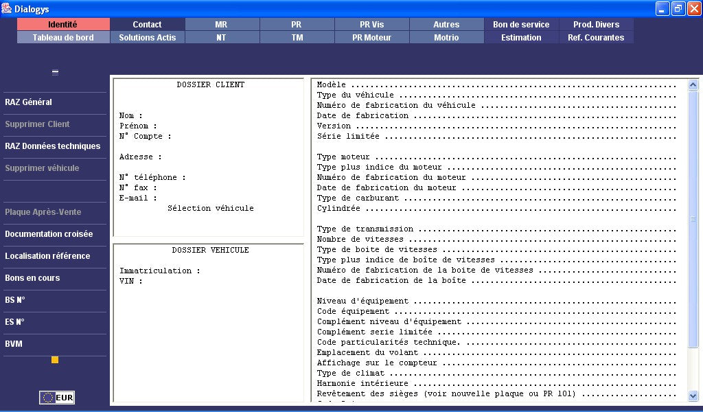 Logiciel DIALOGYS 4.90 – Fin 2019