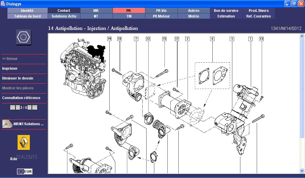 Logiciel DIALOGYS 4.90 – Fin 2019