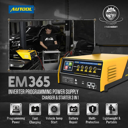 AUTOOL EM365 150A - Booster / Chargeur / Stabilisateur