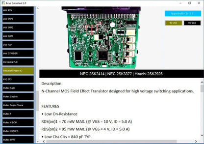 Logiciel Ecus DataSheet 2.0