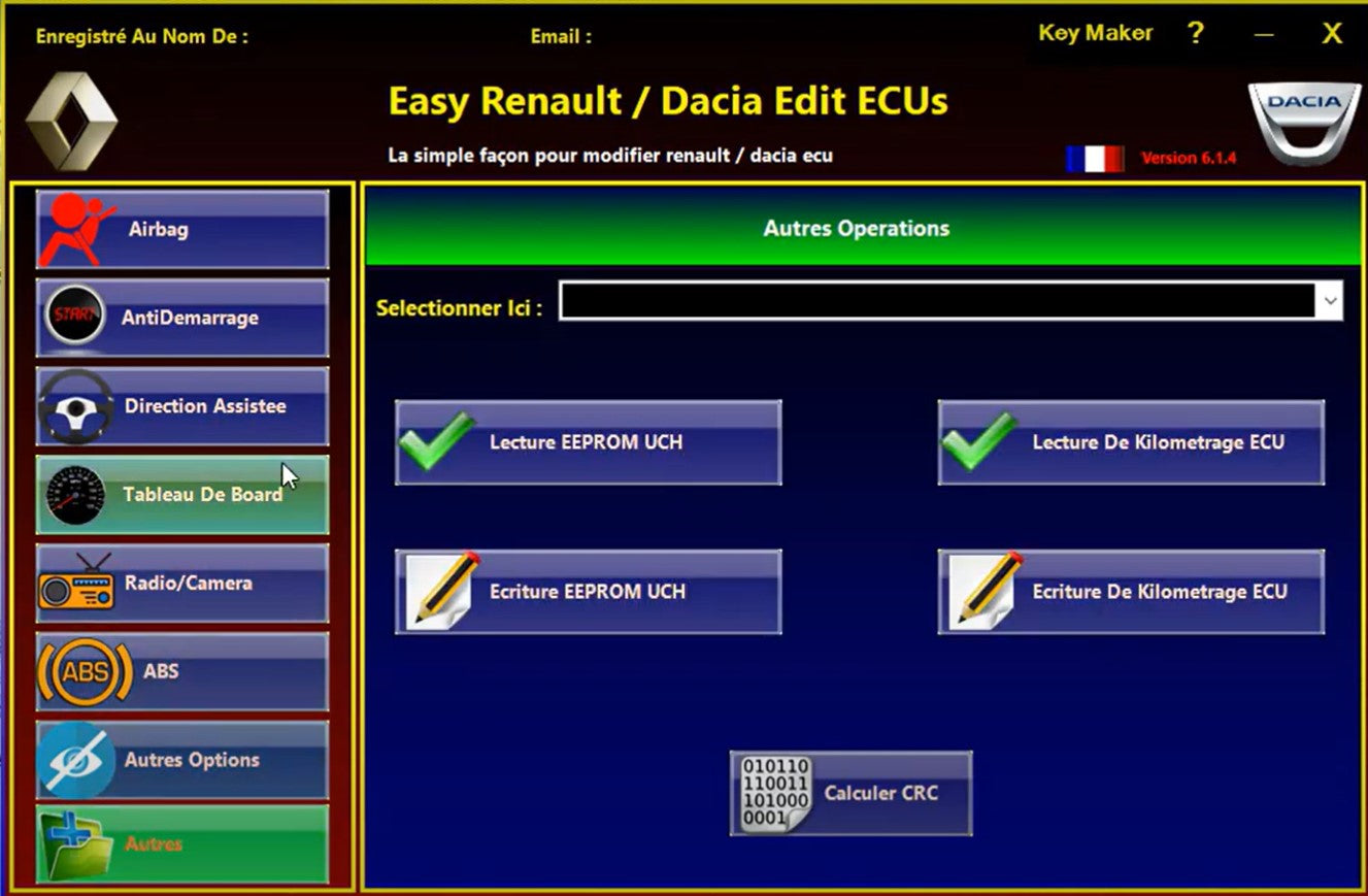 Logiciel Easy Renault 6.1.4