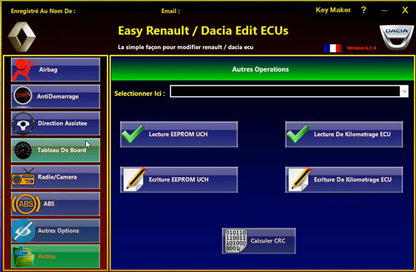 Logiciel Easy Renault 6.1.4