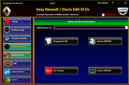 Logiciel Easy Renault 6.1.4