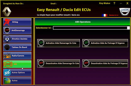 Logiciel Easy Renault 6.1.4