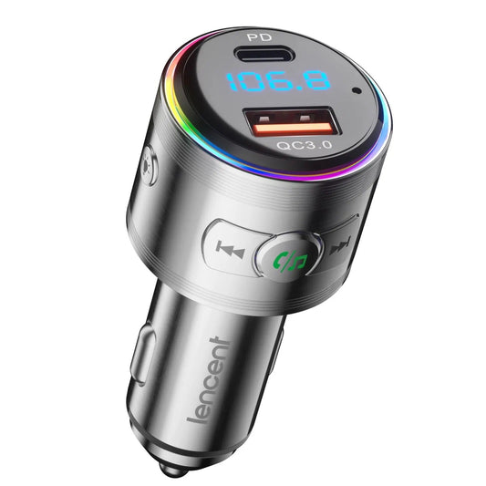 LENCENT BC76 - Transmetteur Bluetooth FM