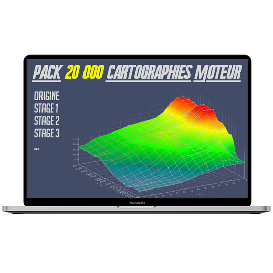 Pack 20 000 Cartographies STAGE 1/2/3 - CHIPTUNING