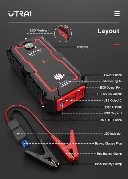 UTRAI 2000A - Booster de démarrage