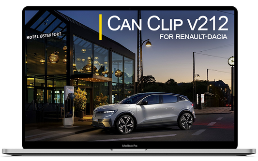 Logiciel CAN Clip V212 pour Renault - Dacia