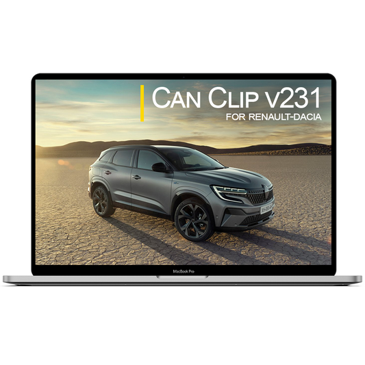 Logiciel CAN Clip V231 pour Renault - Dacia