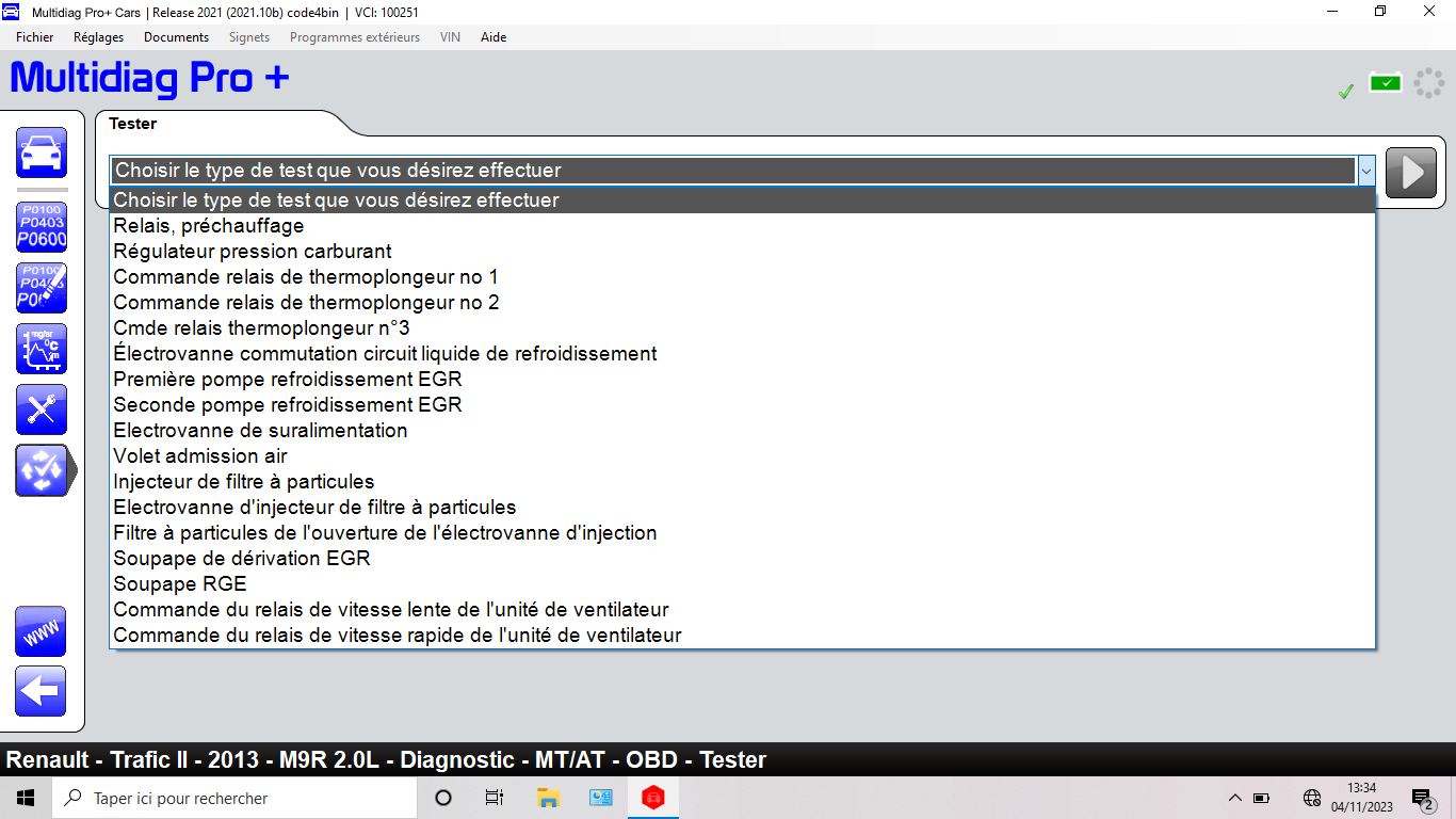 Logiciel Multidiag Pro 2021.11 - 2020.23