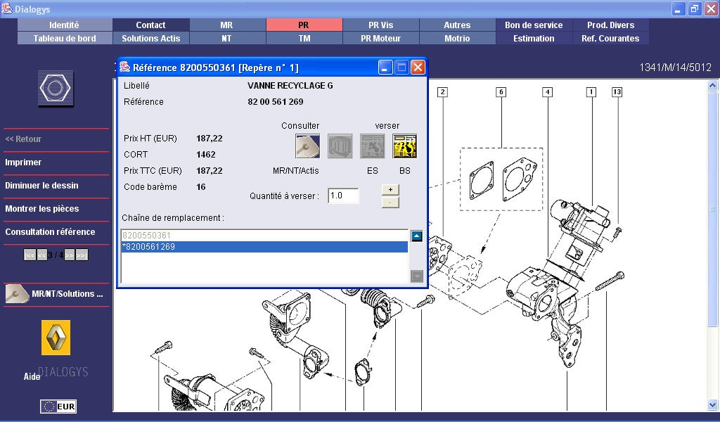 Logiciel DIALOGYS 4.90 – Fin 2019