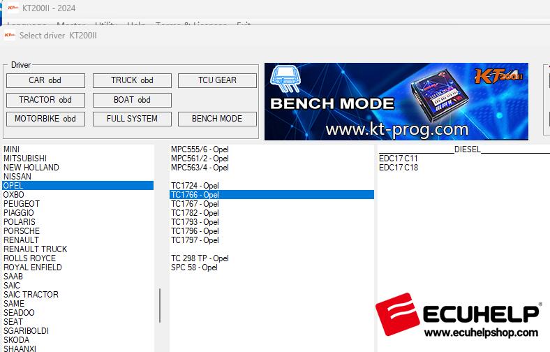 KT200 II Programmer
