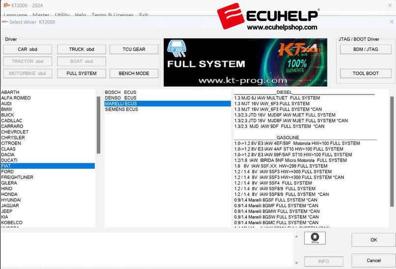 KT200 II Programmer