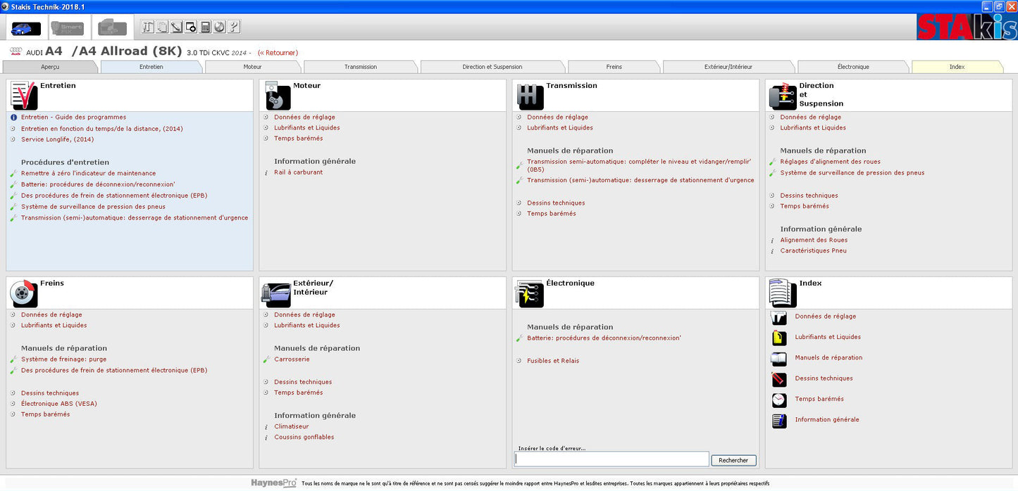 Logiciel VIVID 2018
