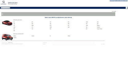 Logiciel Peugeot Service Box 2013
