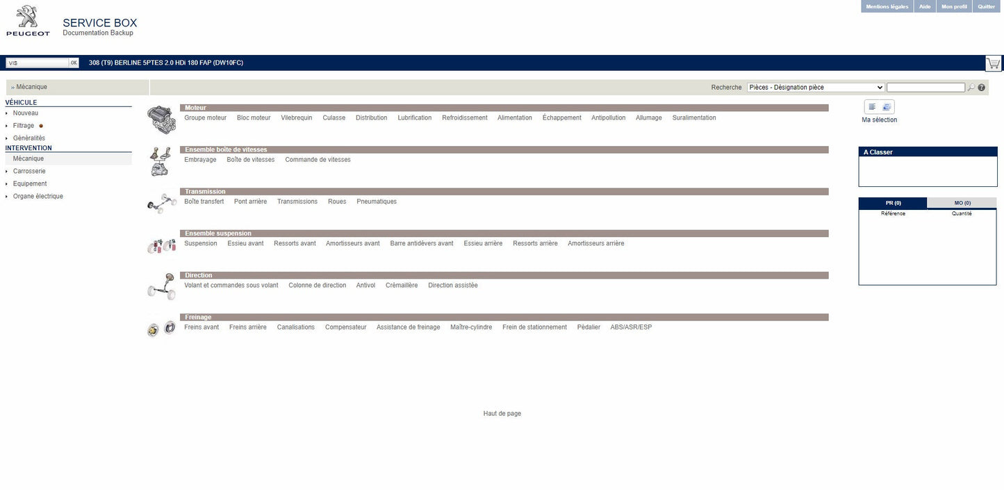 Logiciel Peugeot Service Box 2013