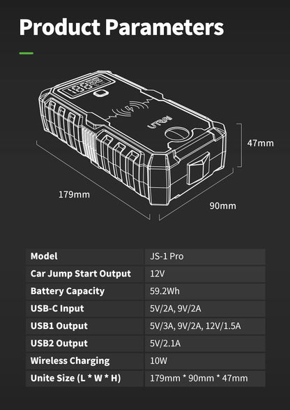 UTRAI 2500A - Booster de démarrage