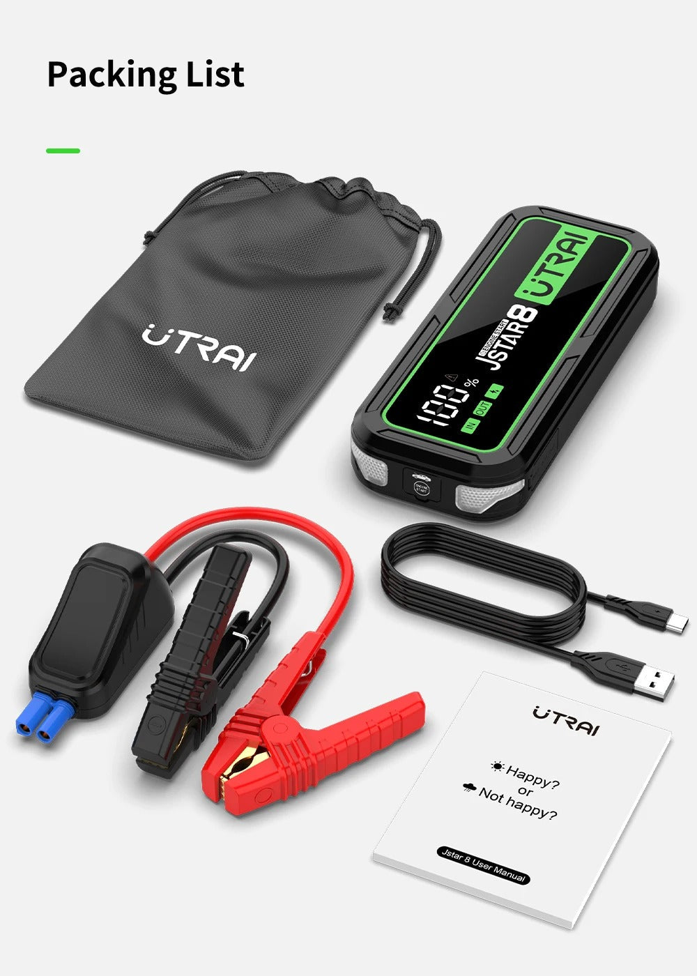 UTRAI 3000A - Booster de démarrage