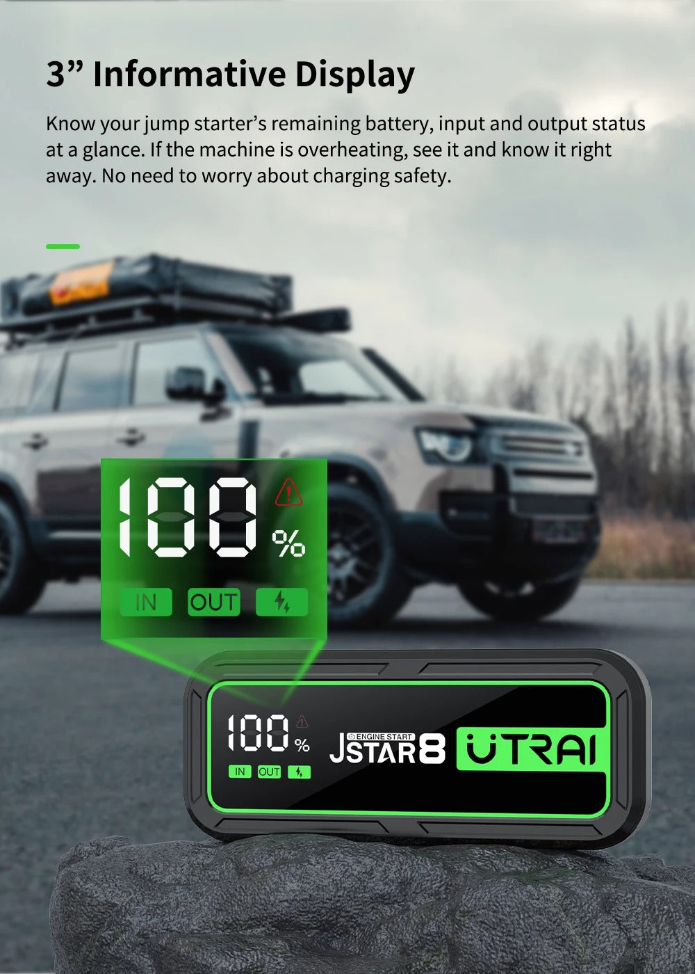 UTRAI 3000A - Booster de démarrage